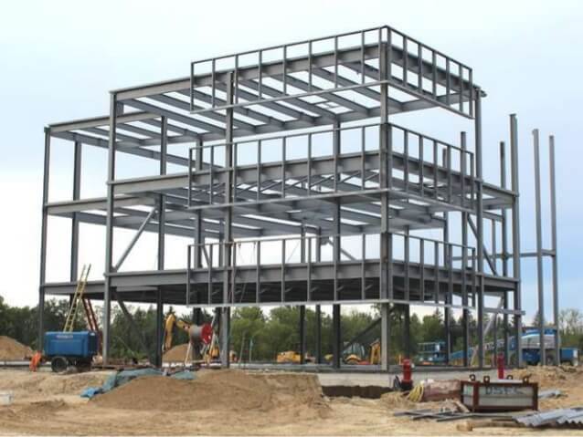 Cheap Industrial Space Saving Custom Steel Structure Metal Frame